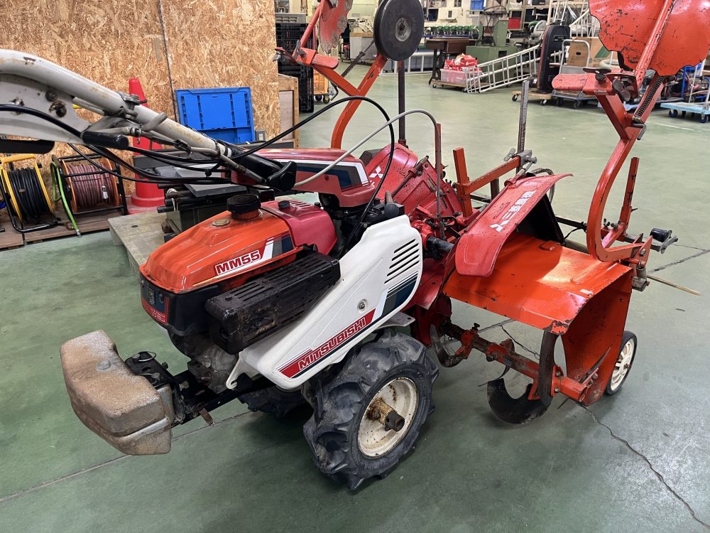 【出張買取】MITSUBISHI 三菱農機 管理機 耕うん機 MM55 中古品を出張買取させていただきました！★静岡県 湖西市 磐田市 袋井市 掛川市 菊川市 島田市 焼津市 出張査定★OCHIAI 落合 茶摘機 茶刈機の出張買取強化中！