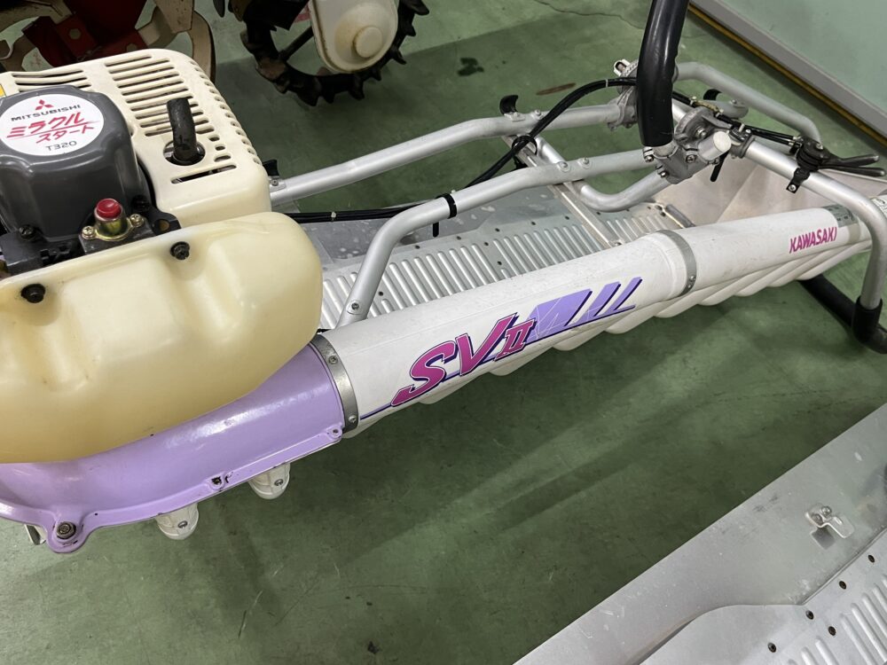 KAWASAKI カワサキ 茶刈機 2人用 SVⅡ-100R3a