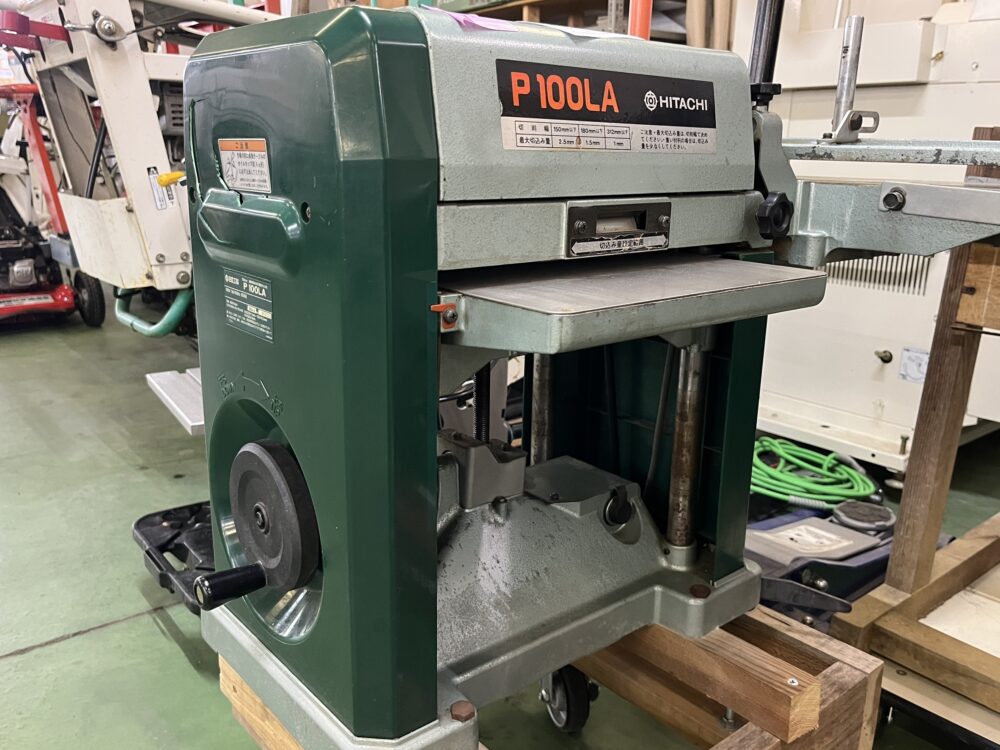 HITACHI 日立工機 自動昇降付小型自動かんな盤 P100LA